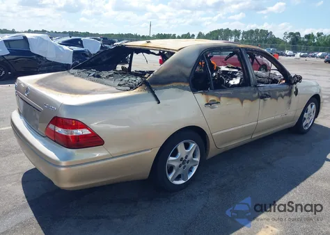 2005 Lexus Ls 430 from USA, damaged, VIN JTHBN36F755016129